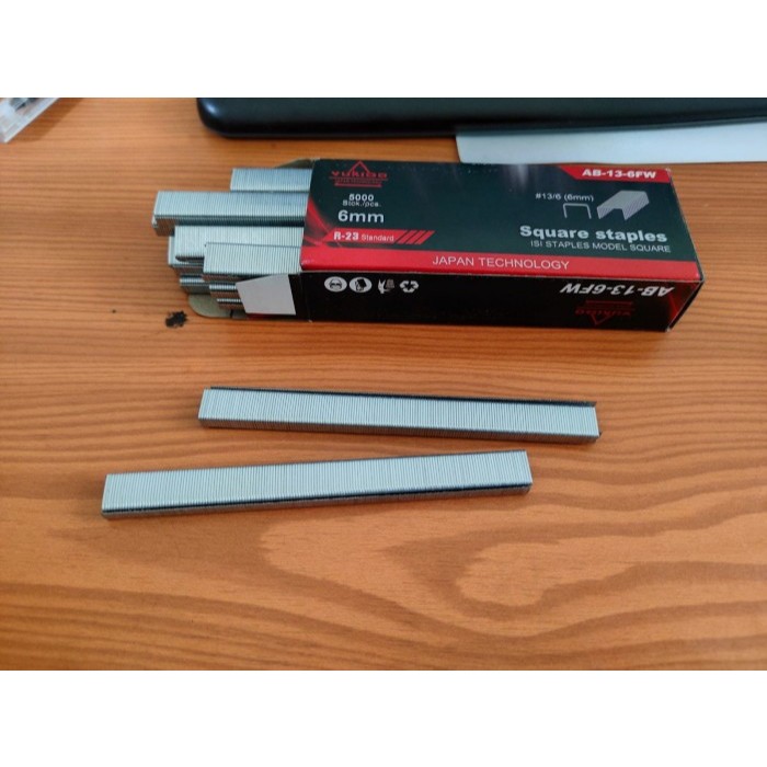 

Isi Staples Manual / Staples Tembak Guntacker Merek RAPID RAPIDE Original Uk. 13/6mm (6mm) - untuk Pengerjaan Jok Motor, Jok Mobil, Sofa, Funiture, Kayu