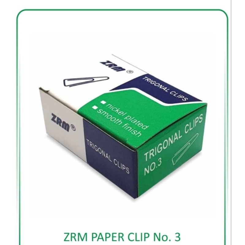 

Jual TRIGONAL CLIP ZRM NO. 3 | PAPER CLIP | KLIP KERTAS KECIL