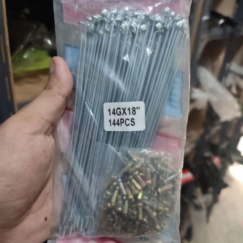 Jari Jari Sepeda Anak Anak 14Gx 18" | Ruji Sepeda Anak Anak Ukuran 18" | Spoke 14G x 18"