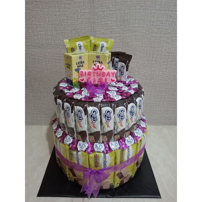 

Kue Snack Ultah//Kue tarik uang//cake snack tower//ultah anak