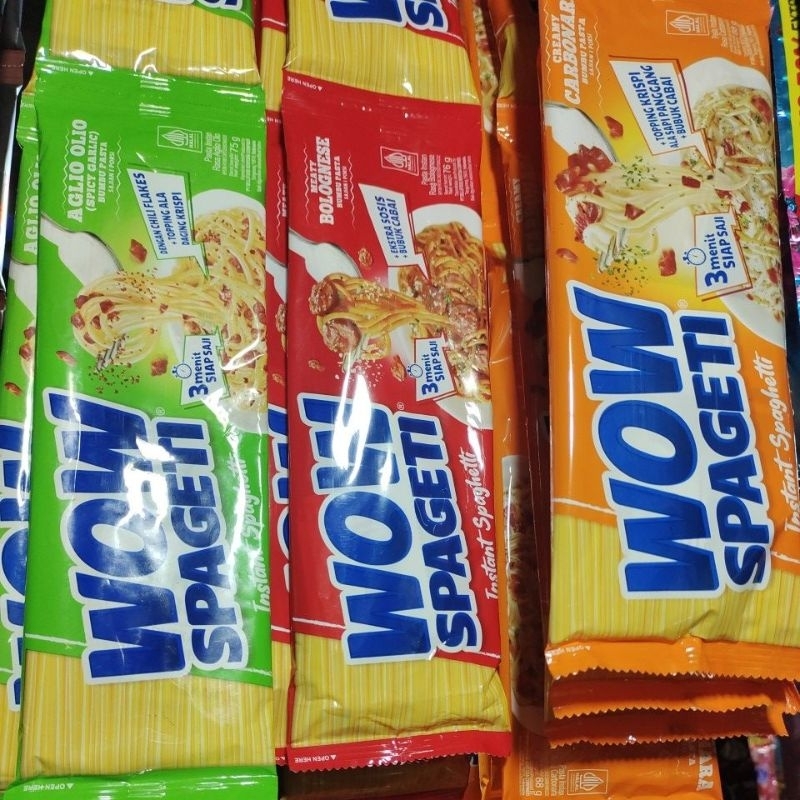 

WOW SPAGHETTI 3 rasa bisa pilih