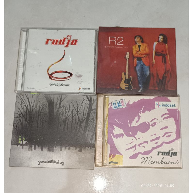 cd Indonesia RADJA-Untuk Semua (2) / R2-Ternyata Oh Ternyata (3) / PURE SATURDAY (3) / RADJA-Membumi