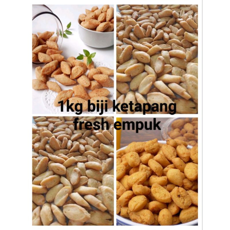 

cemilan biji ketapang empuk/kue biji ketapang empuk asin/manis