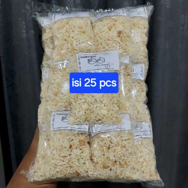 

CENGKARUK (NASI KRISPI) ASIN GURIH, BALADO 1pack isi 25pcs