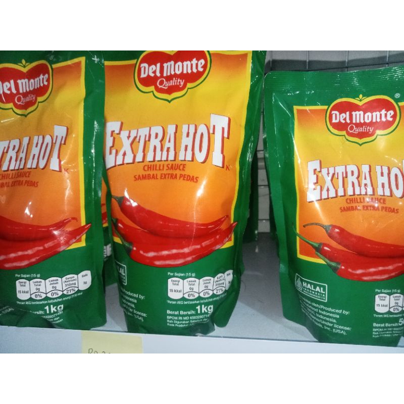 

(1kg) saus delmonte sambel extra pedas