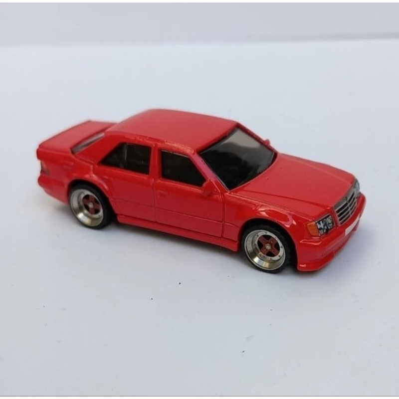 hot wheels mercedes benz 500e 500 e loose diecast custom ban karet premium (t)