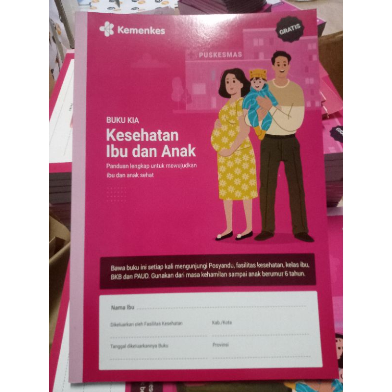 10 buku KIA 2024 ukuran jumbo/besar+stiker