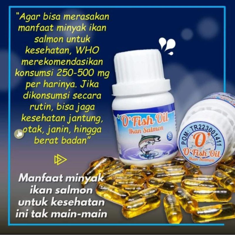 minyak ikan salmon , ofish oil original