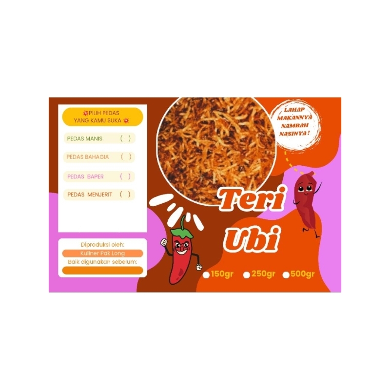 

LAUK KERING TERI UBI/4Rasa/Gurih&Nikmat