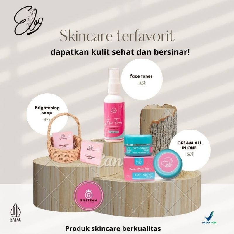 paket eby whitening/elizabeauty (BPOM ORIGINAL)