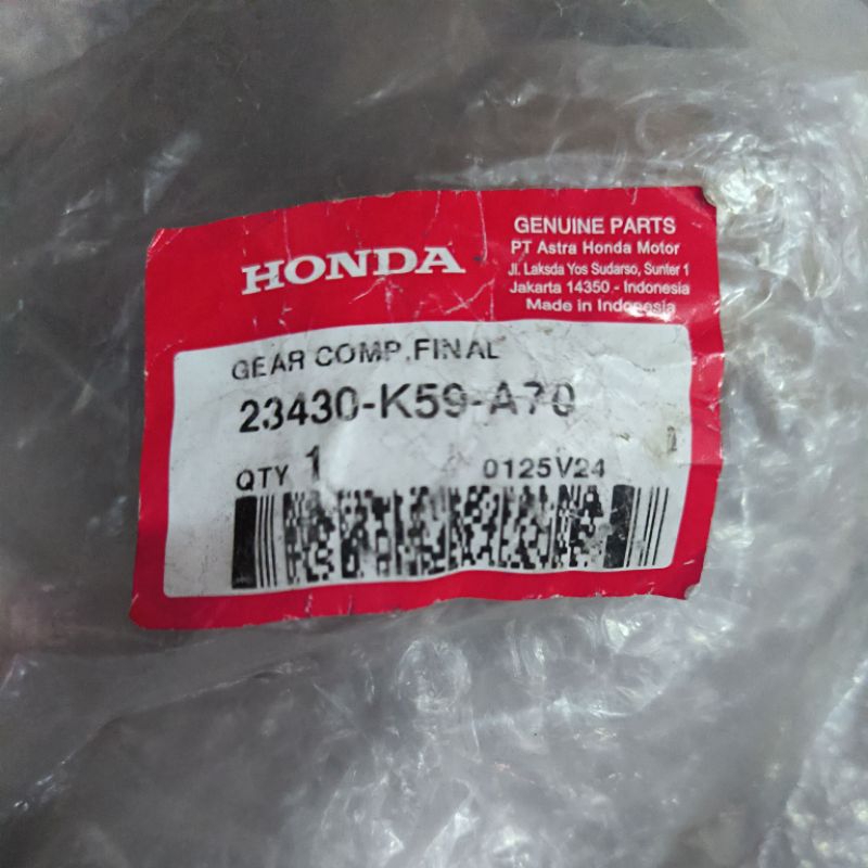 AS RODA BELAKANG VARIO 150 2018 NEW (23430K59A70)