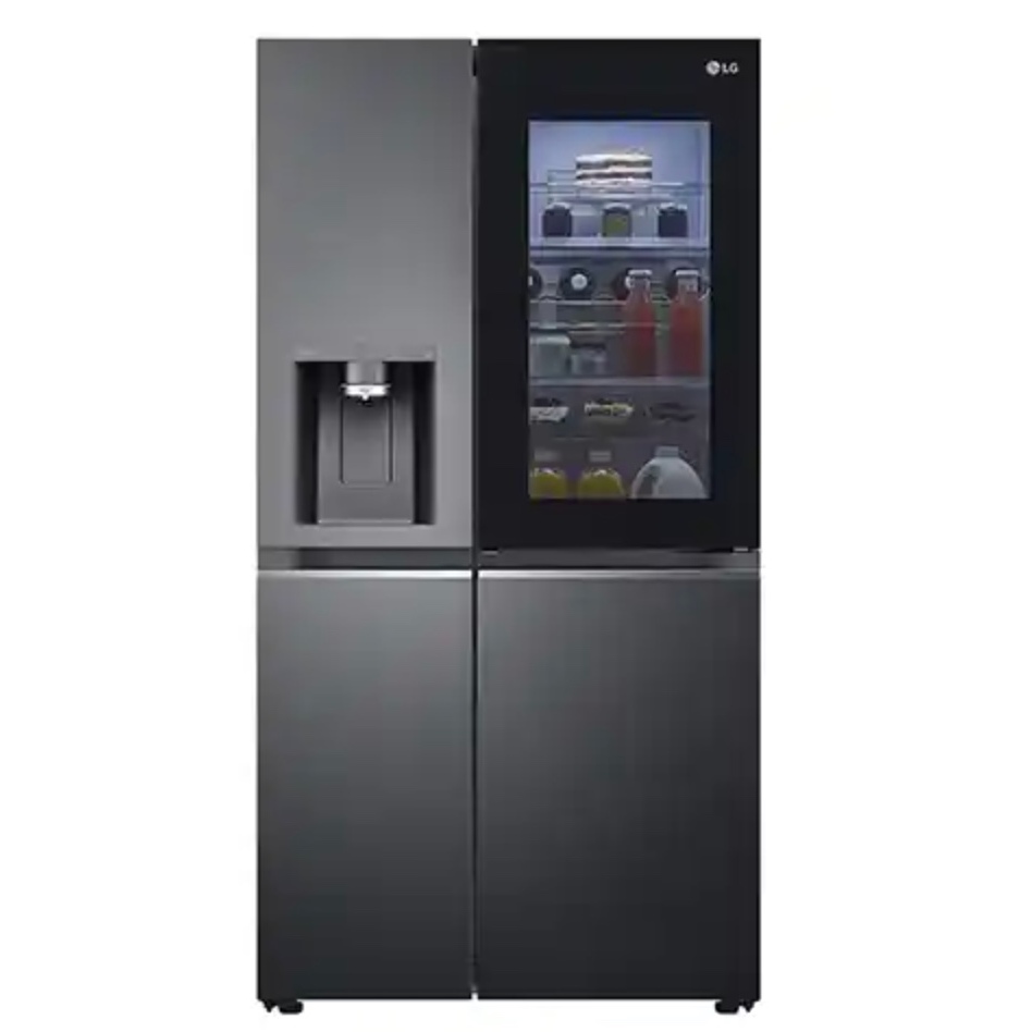 LG KULKAS INSTAVIEW SIDE BY SIDE REFRIGERATOR GCX257CQEW