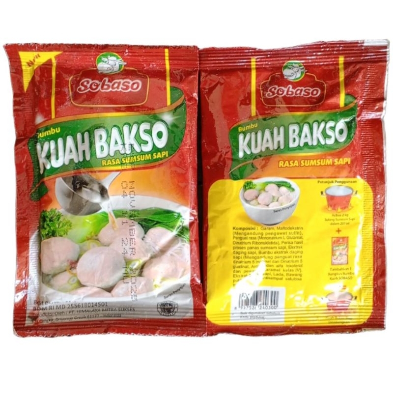 

Bumbu Kuah Bakso Sobaso Rasa Sumsum Sapi 65 gr