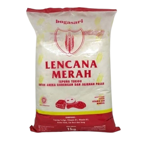 

Tepung Terigu Lencana Merah 1Kg