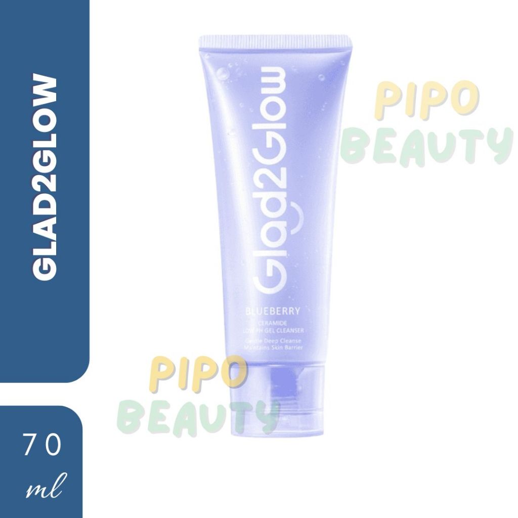 Glad2Glow Blueberry Ceramide Low PH Gel Cleanser / Cleanser Low PH