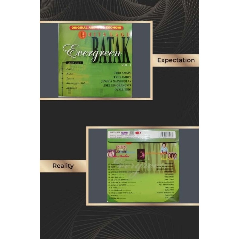 CD audio Evergreen batak