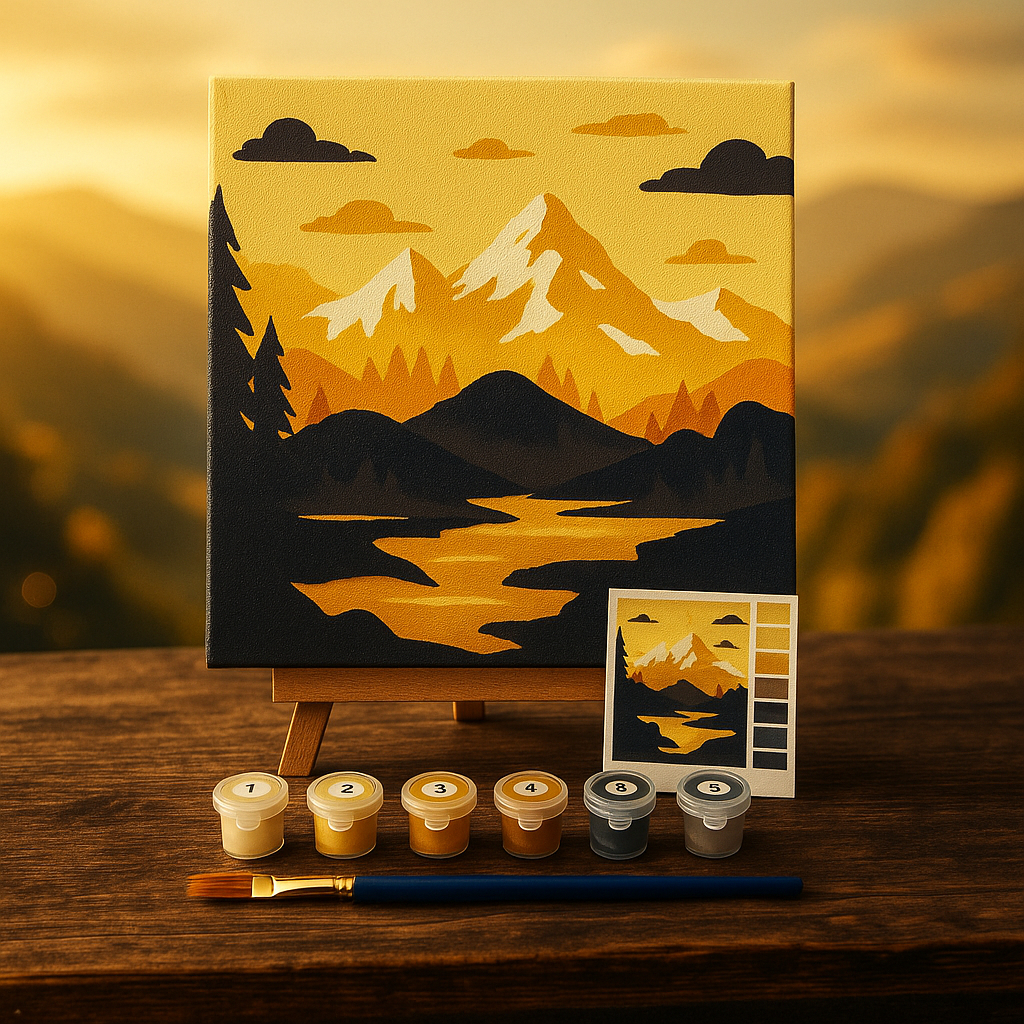 

SFO - DIY Paint By Numbers Kit 1 Set - Alpen B
