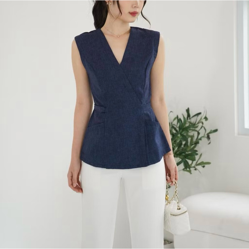 Vest Navy Wanita - VELOVE