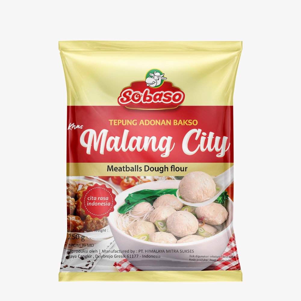 

Tepung adonan bakso Malang City Sobaso 250 gr