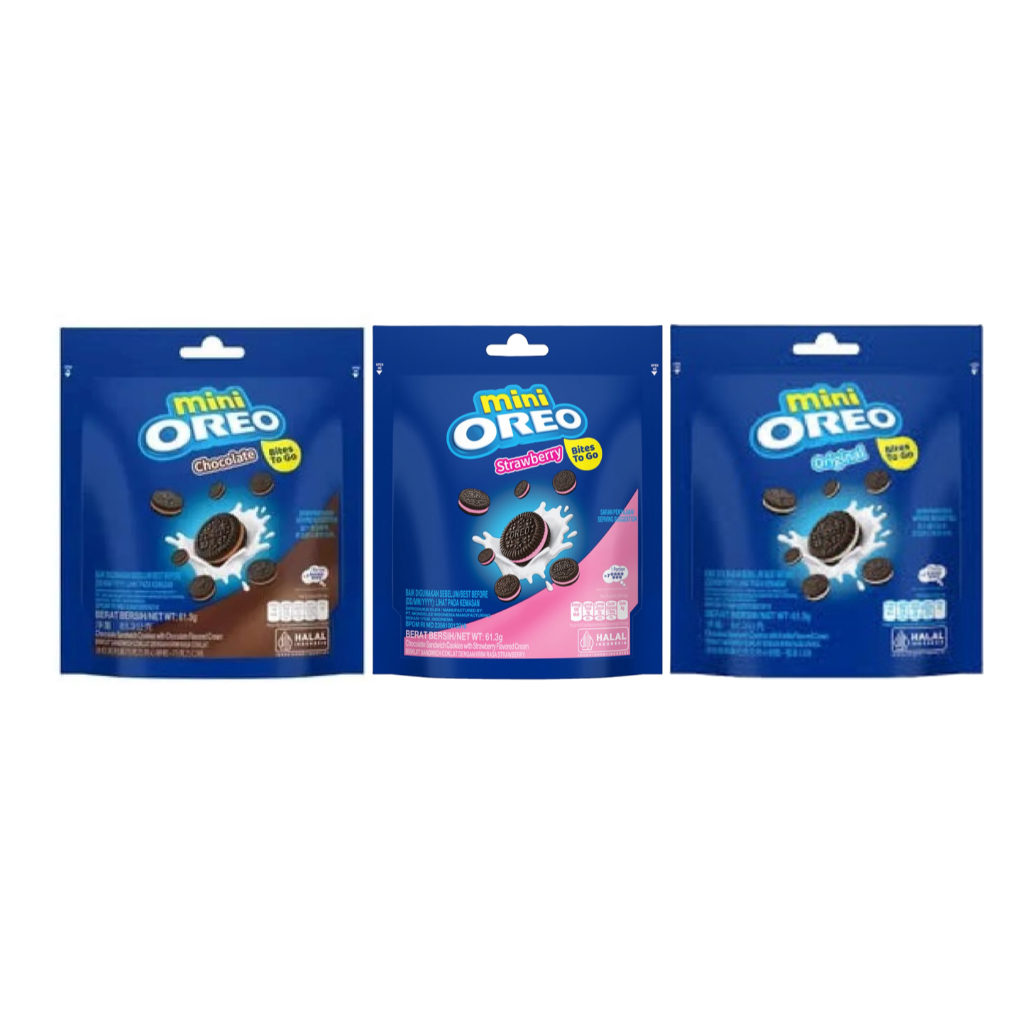 

MINI OREO 61,3gr ORIGINAL CHOCOLATE STRAWBERRY BITES TO GO