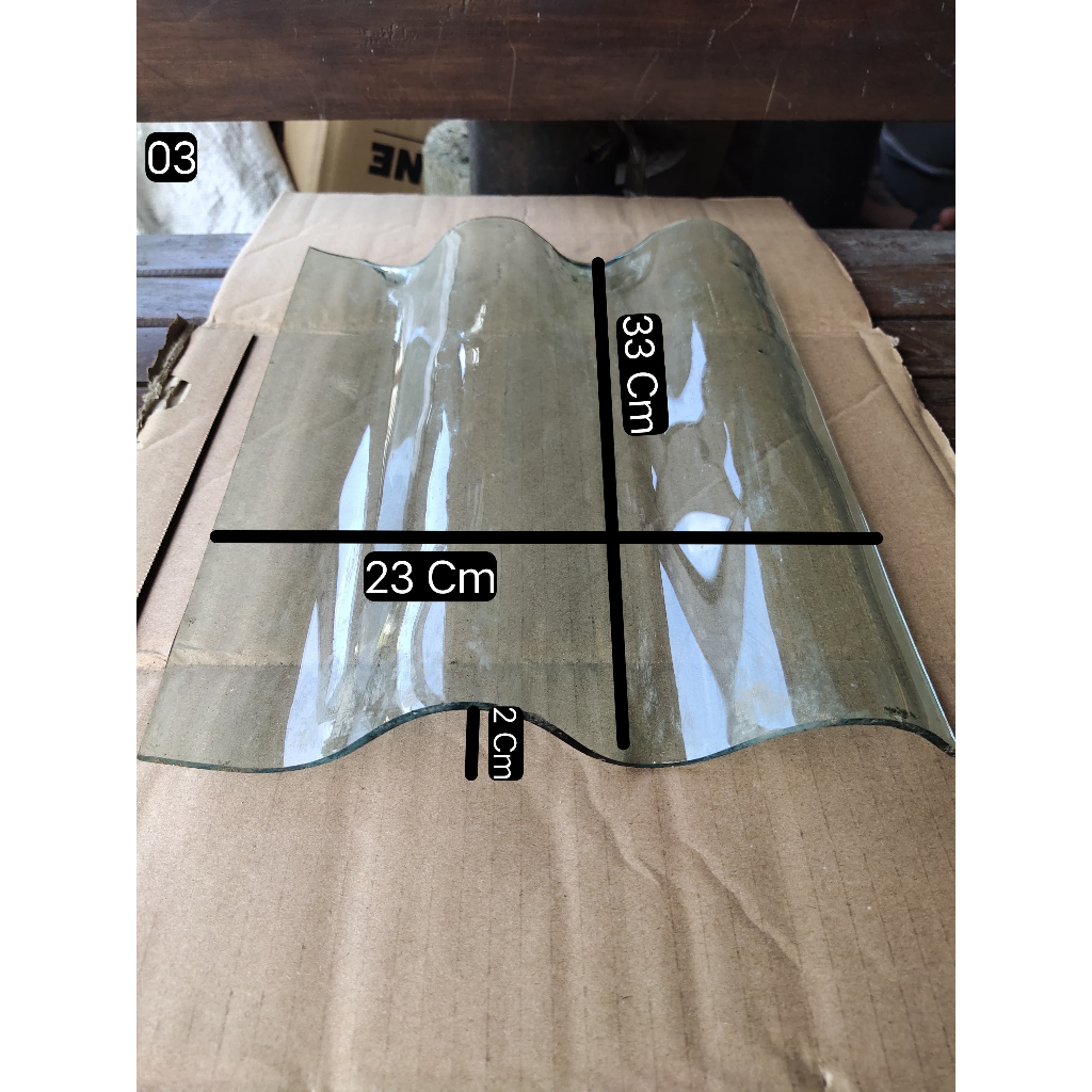 Genteng Kaca Gelombang layur/Genteng kaca ngelayur/Atap genteng kaca/Genteng gelombang nglayur