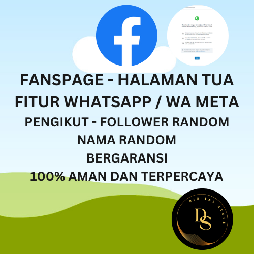 Jual Fanspage | Halaman Fitur WhatsApp / WA | Tua | Bisa Untuk Iklan Facebook Ads
