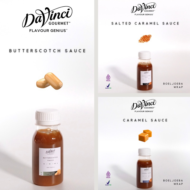

ULIR - DaVinci All Varian Sauce Repack [30, 50, 100] g