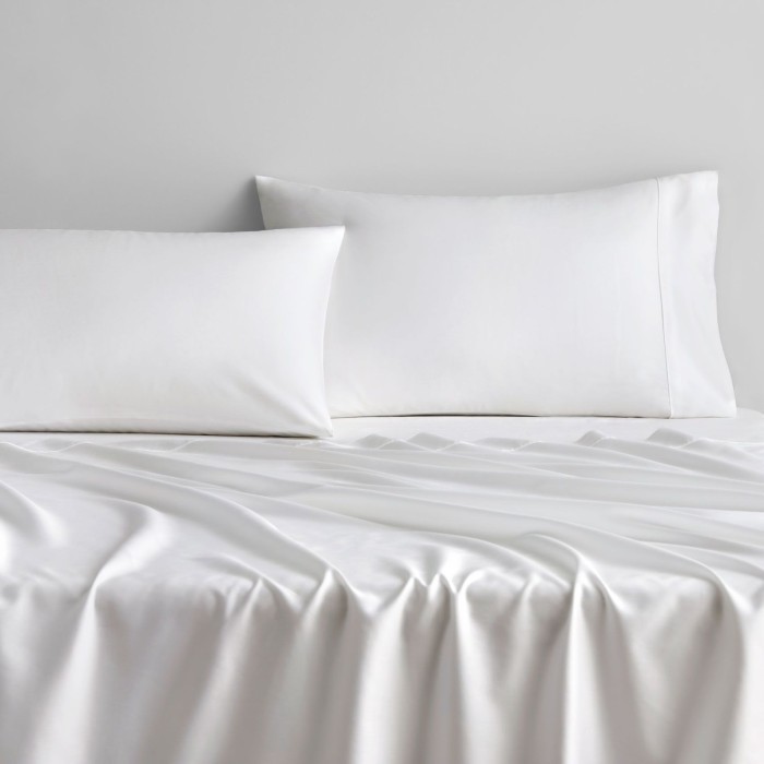 Sheridan Tencel White Bed Sheet 180x200