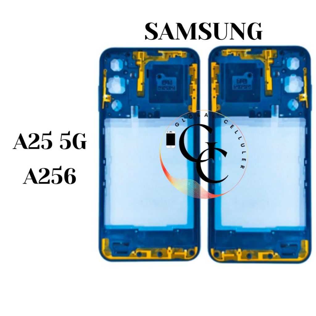 Bezel Samsung A25 5G A256 Original (Tulang Samping penutup mesin)