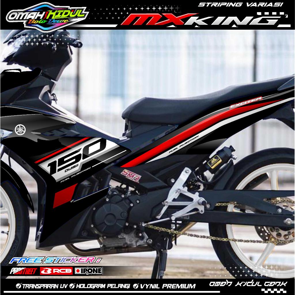 STRIPING VARIASI MOTOR YAMAHA MX KING 150 / STICKER LIST YAMAHA MX KING 150