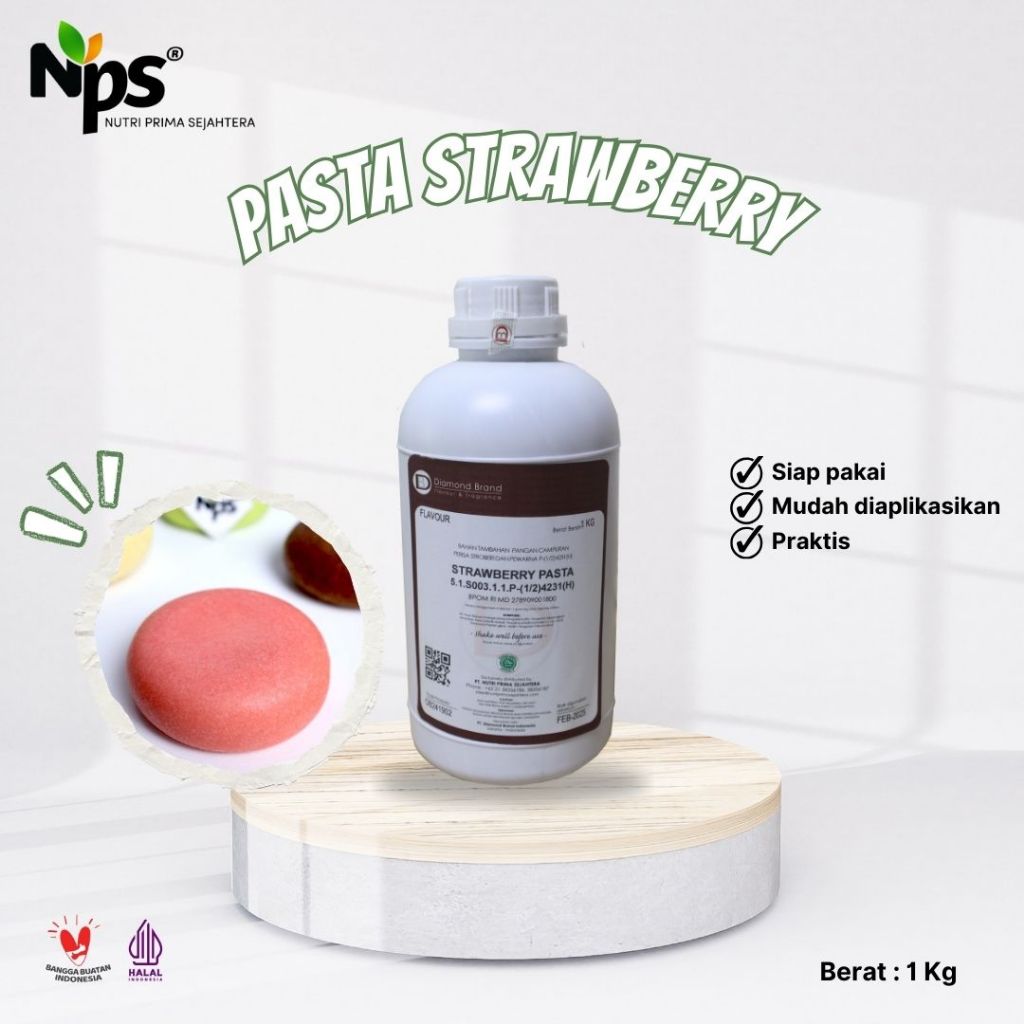 

Pasta Strawberry / Pasta Aroma dan Warna Strawberry