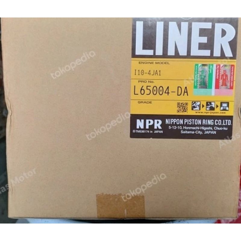 boring set liner set NPR isuzu panther 2.5
