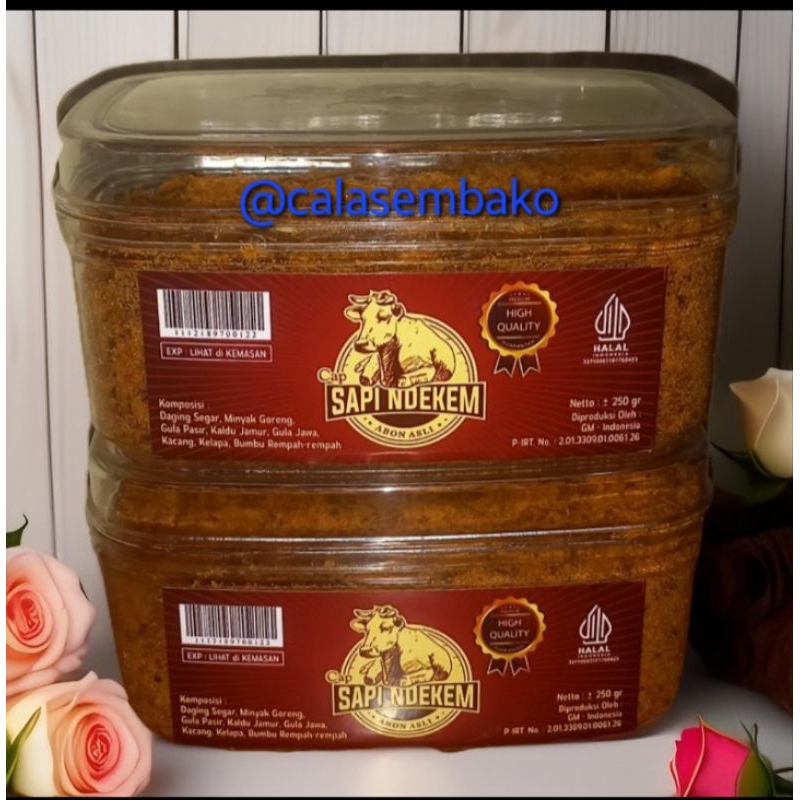 

ABON SAPI ASLI CAP SAPI NDEKEM 250gr VARIAN RASA ORIGINAL PEDAS / ENAK NIKMAT UNTUK LAUK PENDAMPING NASI / OLEH OLEH KHAS SOLO SURAKARTA