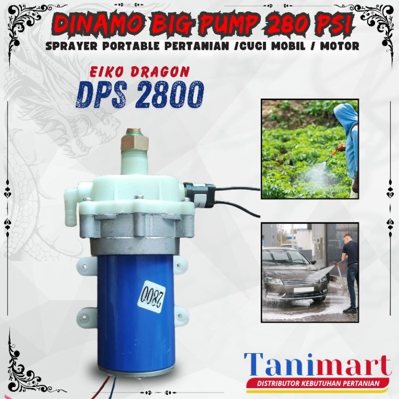 DINAMO BIG PUMP 250 PSI / MESIN SPRAYER 250 PSI / WATER PUMP CUCI MOBIL / DINAMO WATER JET SPRAYER