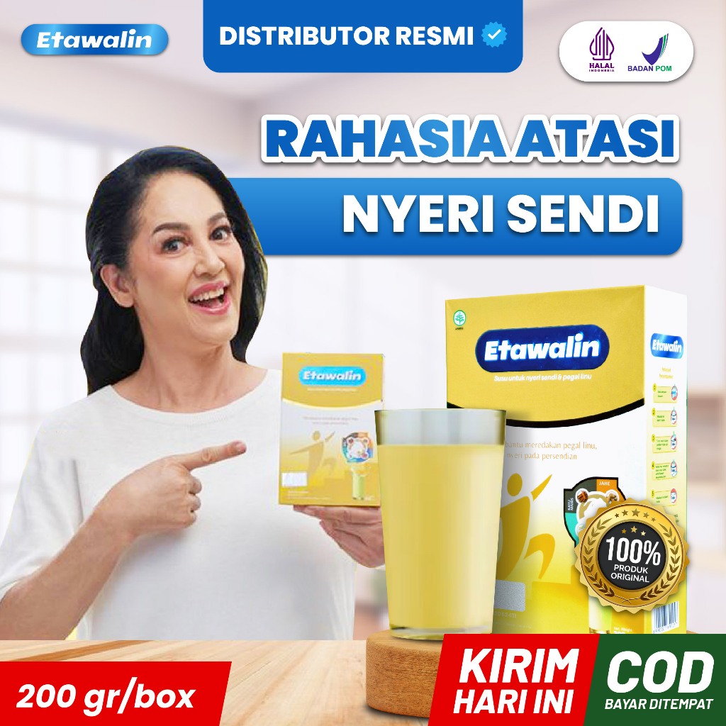 

Etawalin Susu - 3x Lebih Efektif Atasi Nyeri Sendi Tulang Reumatik Asam Urat Mencegah Pengeroposan