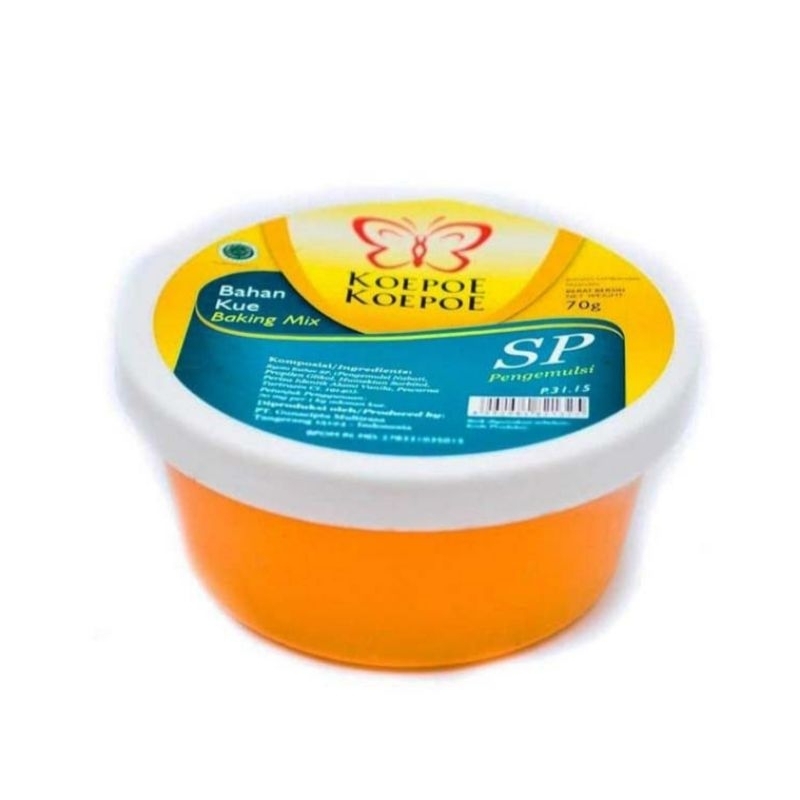 

KOEPOE SP 70gr KUPU CAKE EMULSIFIER BAKING MIX PENGEMULSI