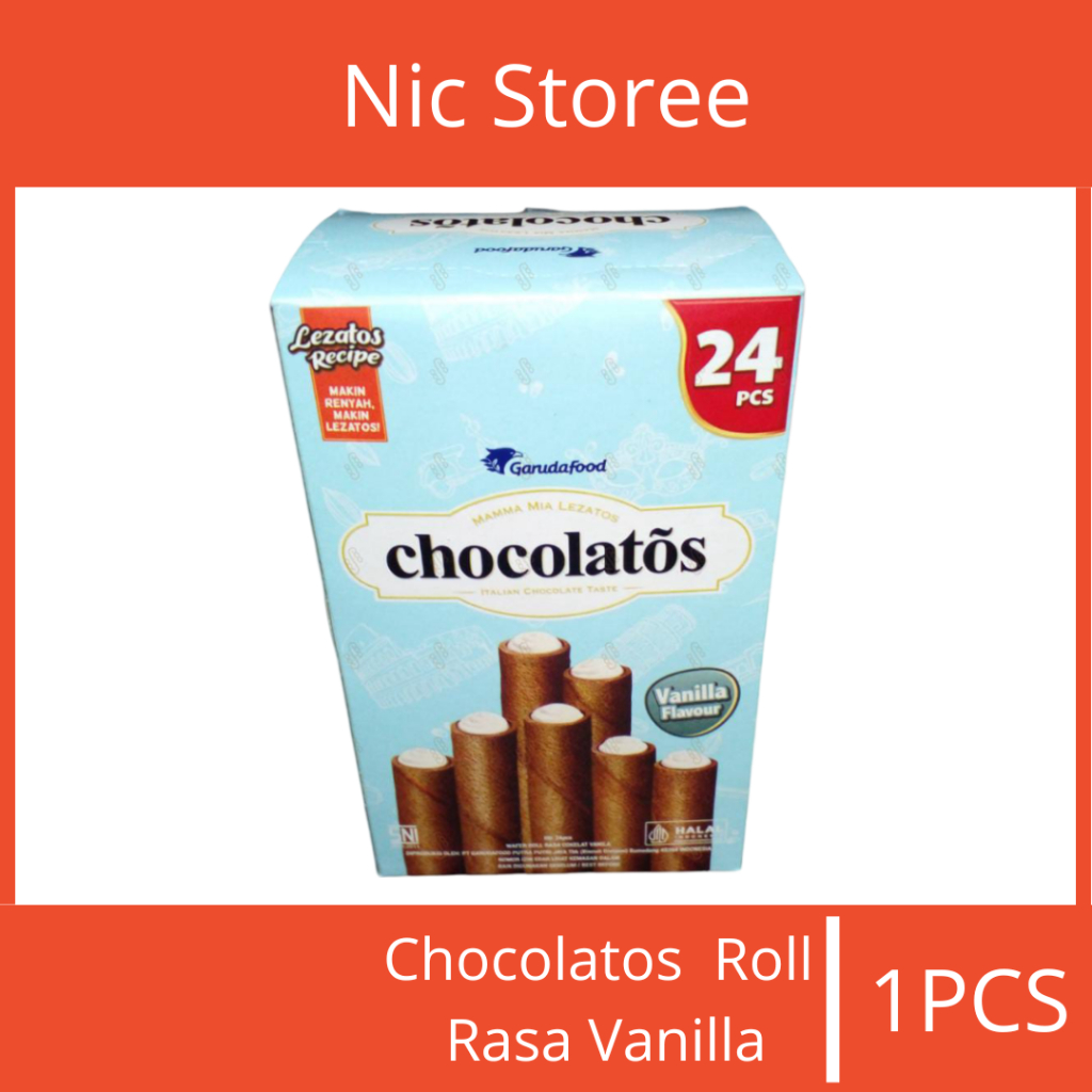 chocolatos vanilla flavour 12gram
