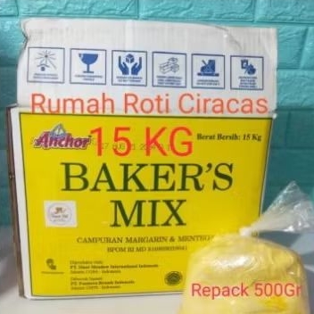 

BAKER'S MIX BUTTER MENTEGA 15KG 1 DUS BAKERS KG BAKER BLEND