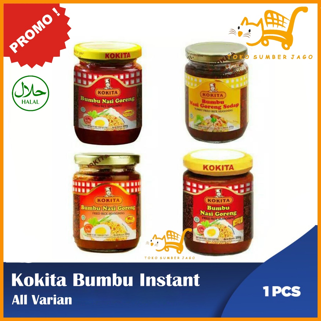 

KOKITA Bumbu Instant Ayam Goreng / Nasi Goreng / Tauco