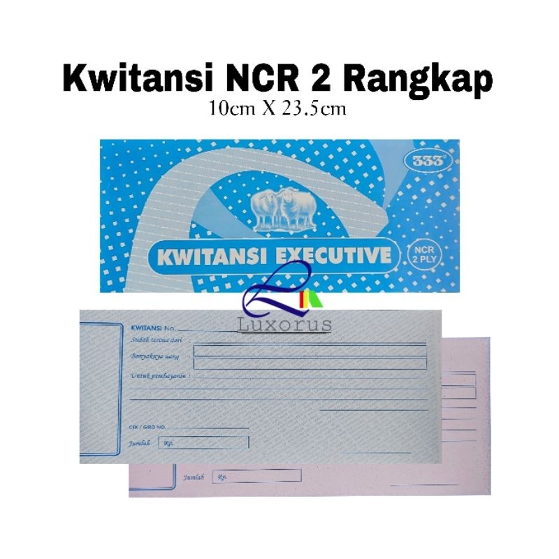 

Buku Kwitansi NCR 2 Rangkap
