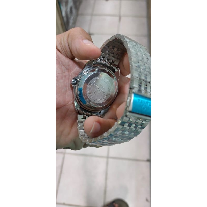 jam tangan pria stainless steel vintage classic chronograph