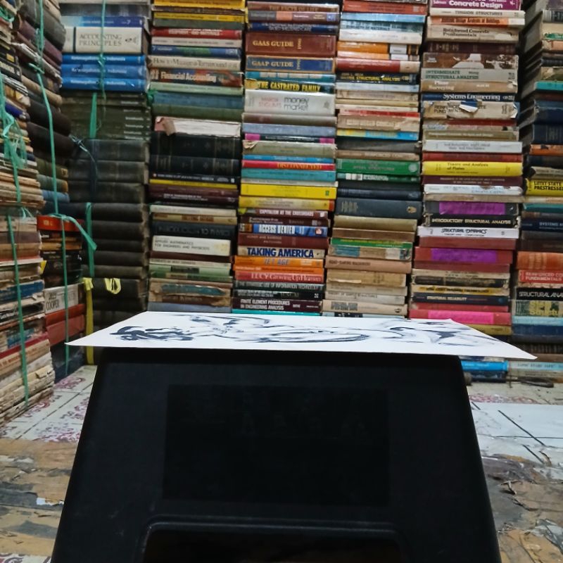 

lukisan cat minyak size tinggi 40cm lebar 27cm