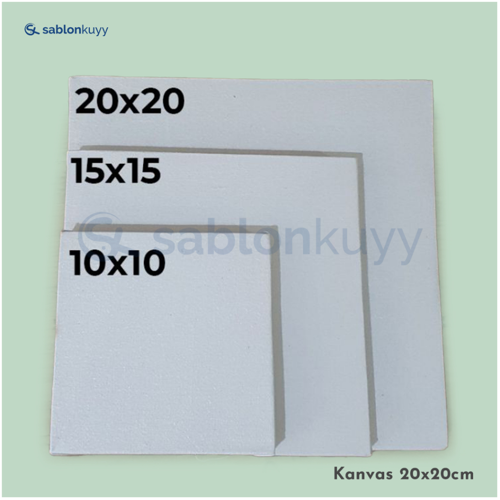 

Kanvas Lukis Ukuran 20 x 20 Bingkai Melukis Anak Painting Canvas Art Putih