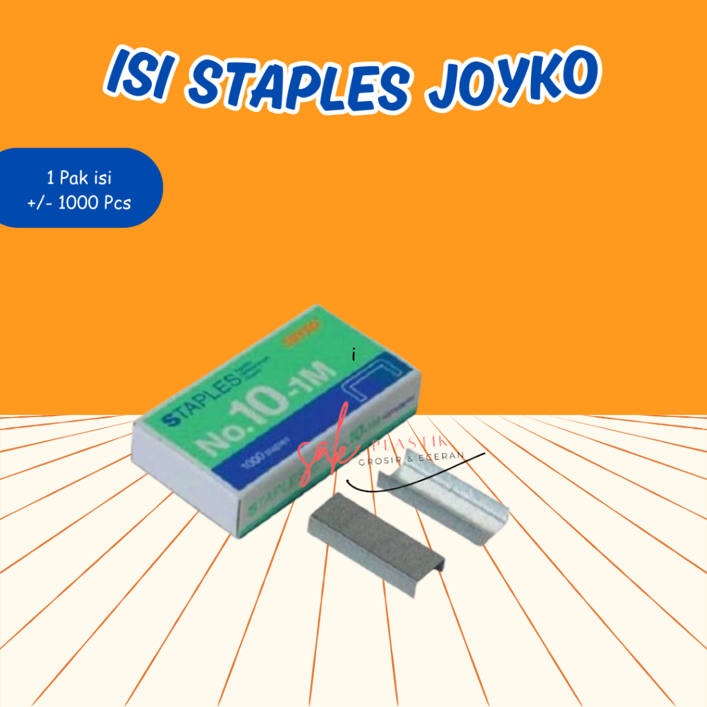 

Isi Staples Joyko No. 10 - 1M