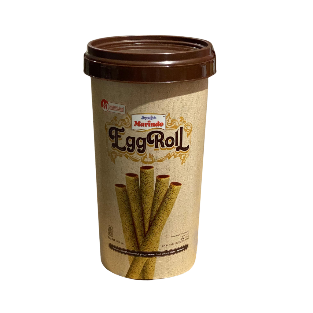 

MARINDO EGG ROLL TOPLES 90gr WAFER GULUNG