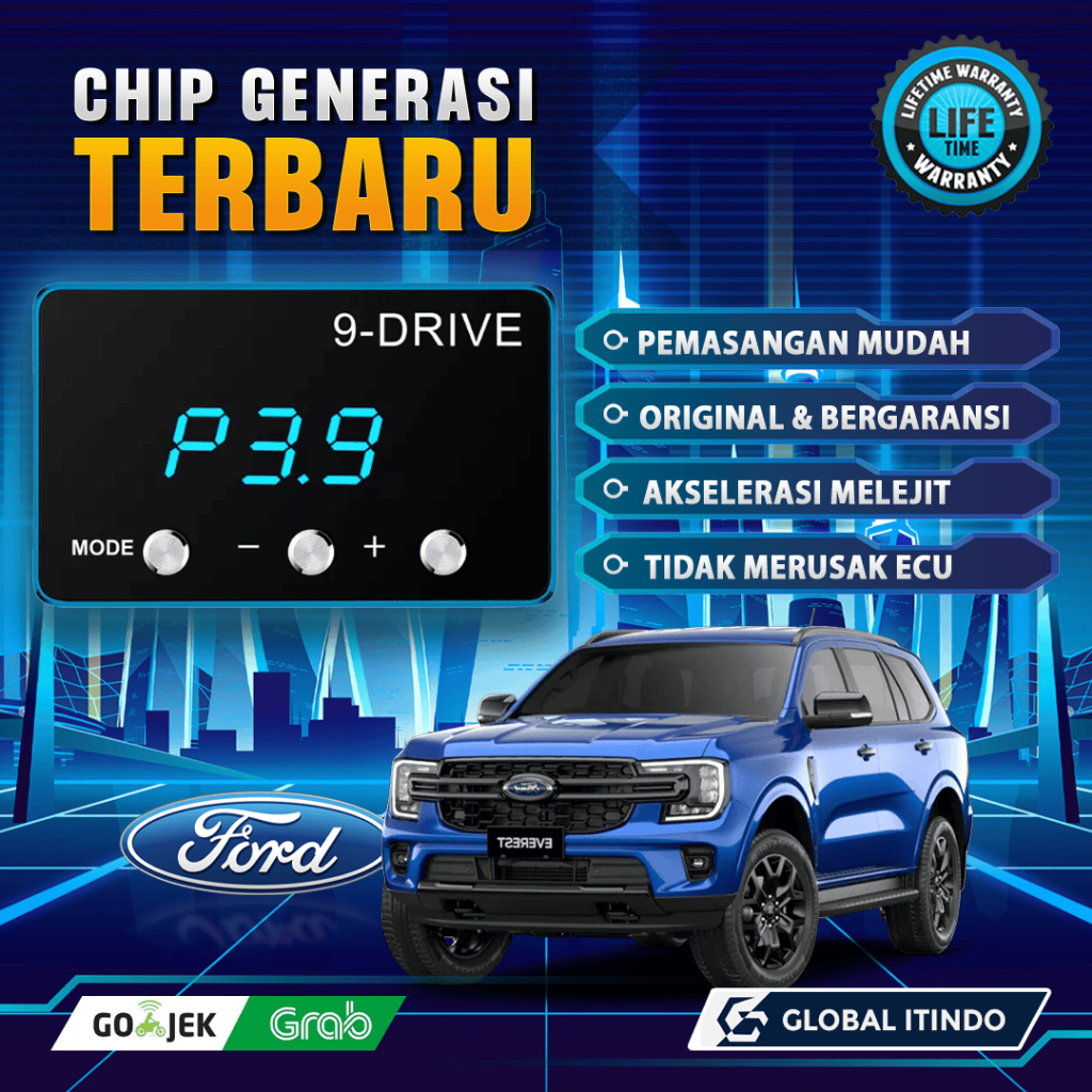 9 Drive Ford Everest Sport Piggyback Throttle Controller ECU Remap