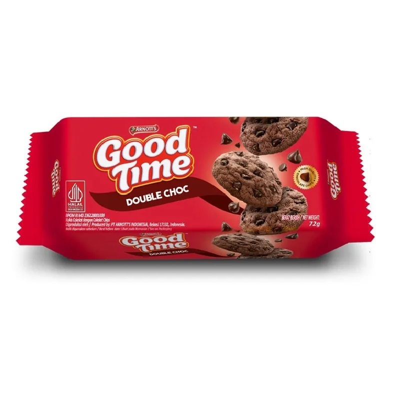 

Good Time Double Choc 72 gr - Biskuit Goodtime Cookies 72 gr