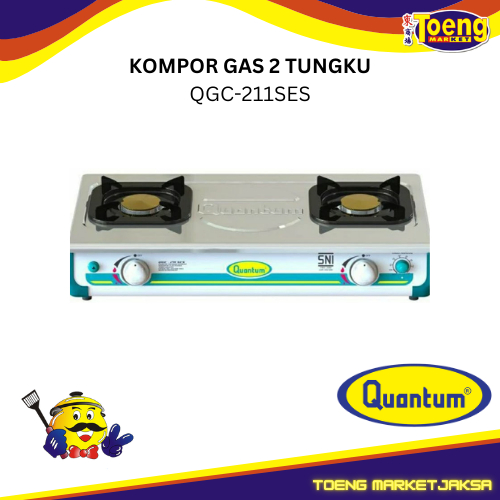 Kompor Gas 2 Tungku - KOMPOR GAS QGC-211SES QUANTUM