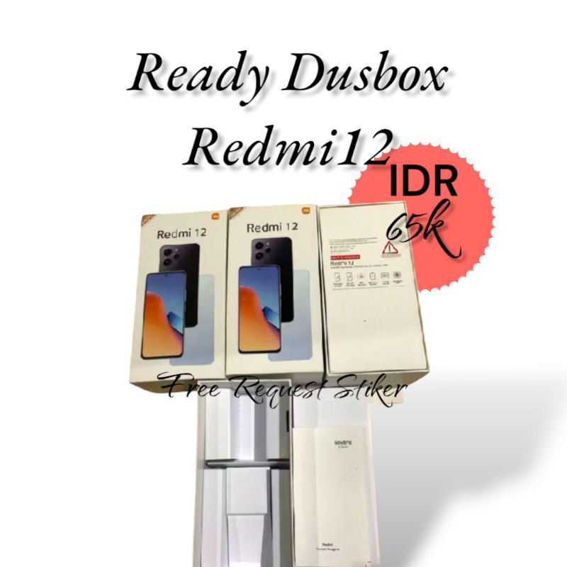 

dus box redmi 12 free request stiker