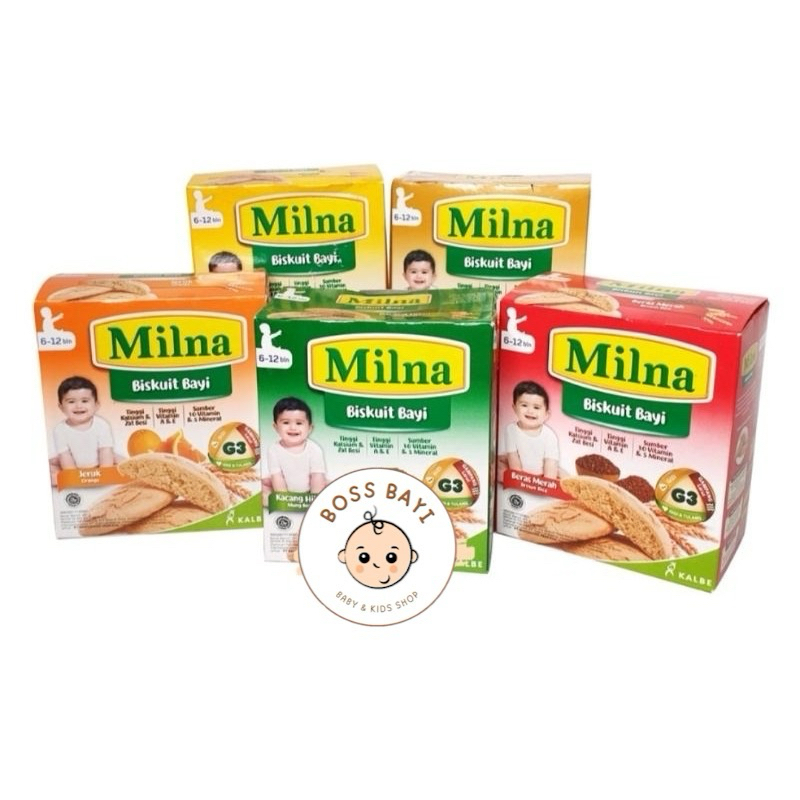 MILNA - Baby Biscuit / Biskuit Bayi Finger / Snack Cemilan Bayi 6 bulan Keatas